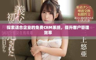 探索適合企業的免費CRM系統，提升客戶管理效率